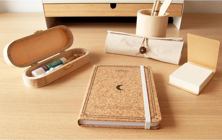 Produktbild Swiss Natura Stiftehalter aus Holz, rund, natur, 10 x 8 cm
