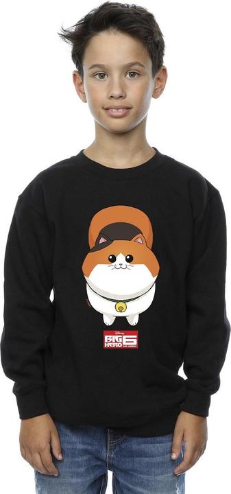 Actual product image Disney Boys Big Hero 6 Baymax Kitten Face Sweatshirt (128)