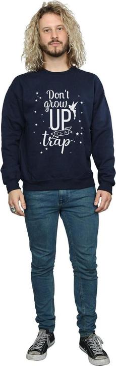 Actual product image Disney Mens Tinker Bell Don't Grow Up Sweatshirt (S)