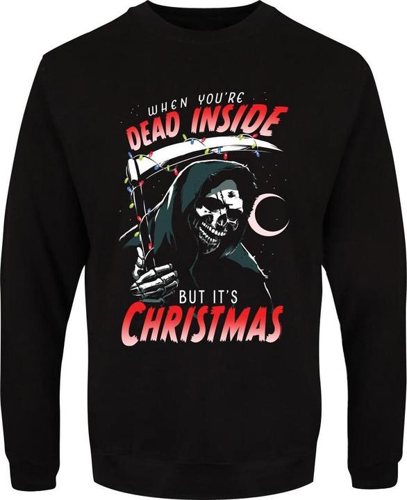 Grindstore When You're Dead Inside But It's Christmas Sweatshirt