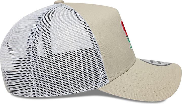 Produktbild New Era A-Frame Mesh Trucker Cap - England Rugby Stone