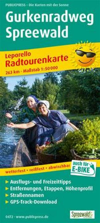 Immagine prodotto Ciclovia del cetriolo Spreewald 472 Mappa per biciclette G