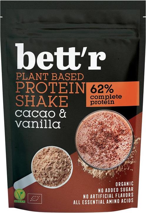 Immagine prodotto Bett'r Frullato proteico Cacao e Vaniglia Biologico (Cacao, Vaniglia, 1 pz., 500 g)
