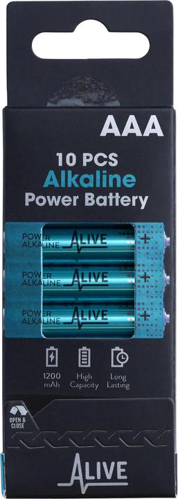 Produktbild Batterie Alkaline (10 Stk., AAA, 1200 mAh)