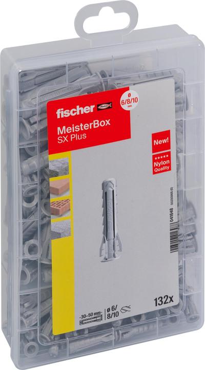 Actual product image Fischer Master Box SX Dowels (132 pcs.)