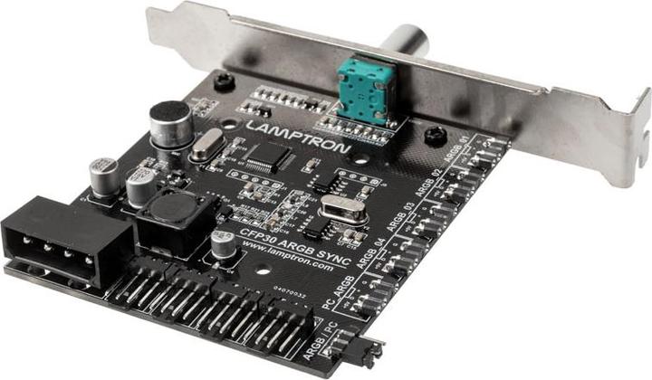 Immagine prodotto Lamptron CFP30B Sync Edition PCI ARGB fan e controller LED (4 Ventilatore)