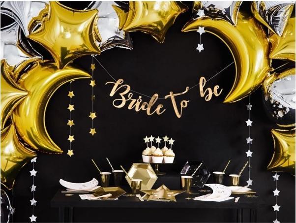 Produktbild Partydeco Silberne Sternengirlande (3.6m)