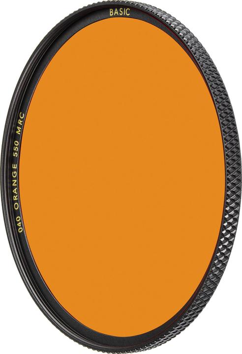 Actual product image B+W 040 Orange filter, 550, MRC/Basic 39mm (550 mm, Black Mist Filter, 550 mm)