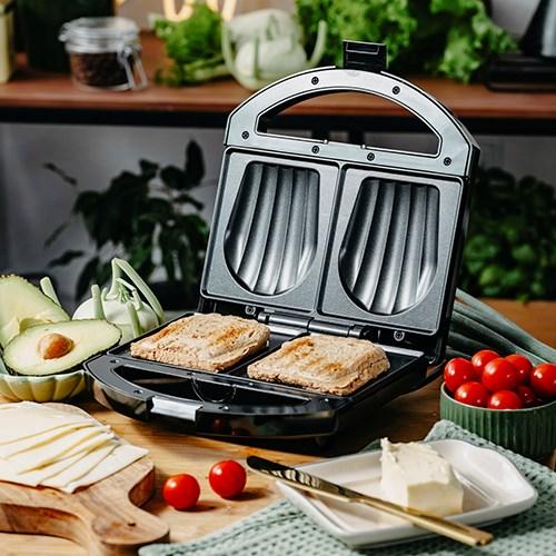 Immagine prodotto Adler Sandwich Maker | AD 3069 | 750 W | Numero di piastre 1 | Nero (Spina UE)