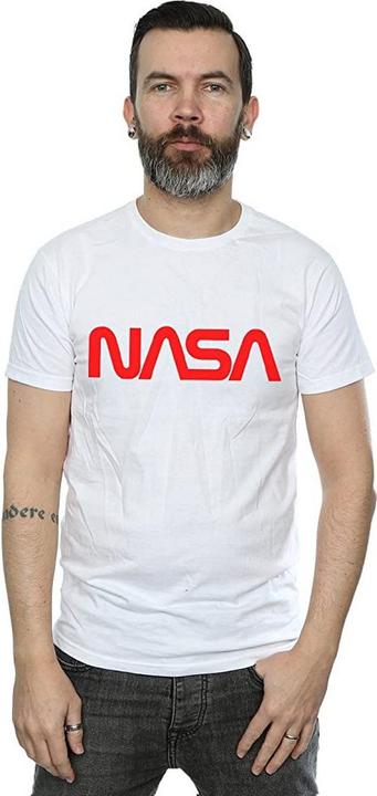 Actual product image Nasa Mens Modern Logo Cotton T-Shirt (XL)