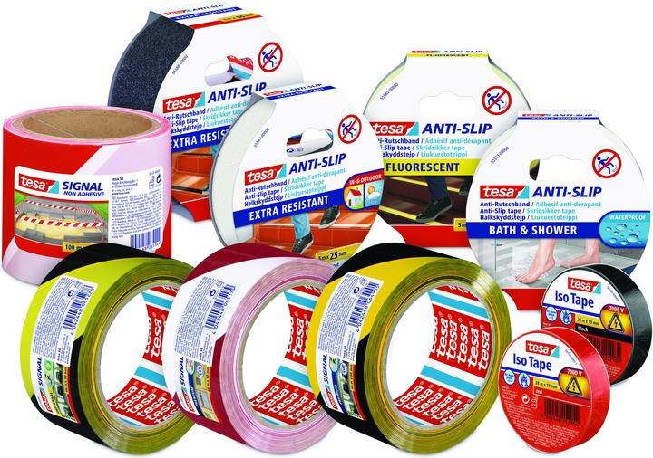 Produktbild tesa 5x Elektro Isolierband, hitzebeständiges Klebeband zum Isolieren, Reparieren & Bündeln, Fünferpack (15 mm)