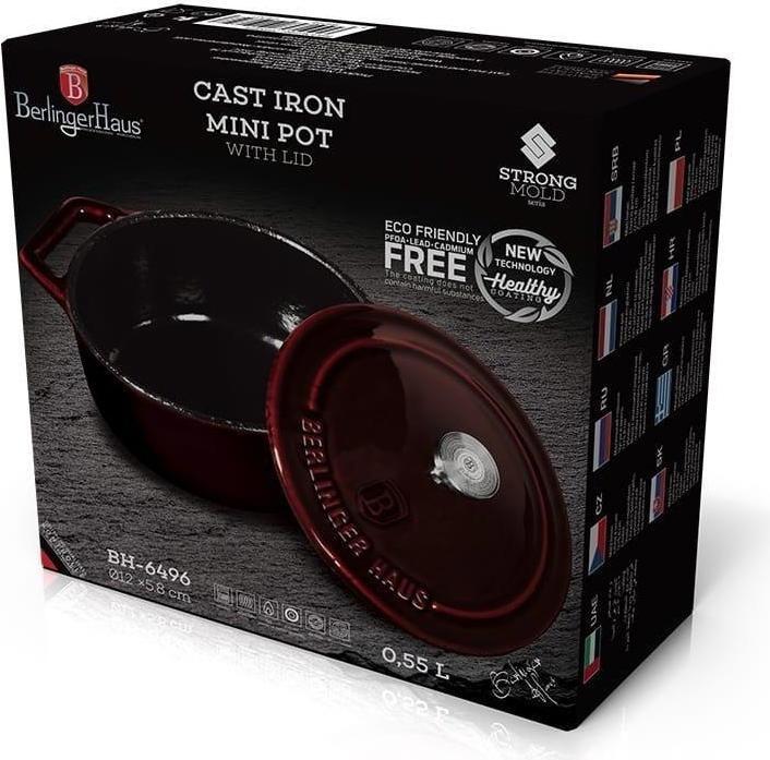 Actual product image BerlingerHaus Small enameled cast iron pot 550ml BH-6496 (Pot)