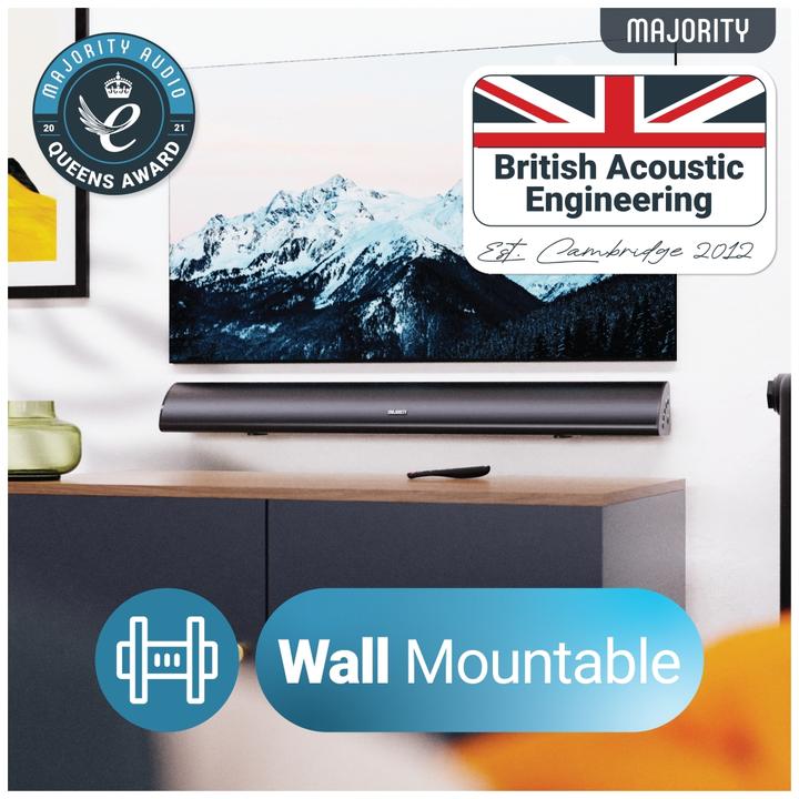 Actual product image Majority Snowdon 2 Soundbar - ingebouwde Subwoofer - AKTIE! (120 W, Stereo)