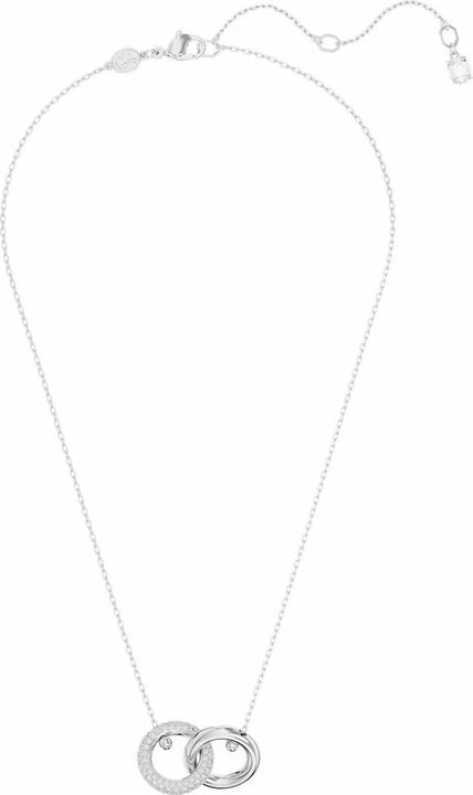 Image du produit Swarovski Collier Dextera Cercle entrelacé Blanc (Métal Swarovski, 38 - 45 cm)
