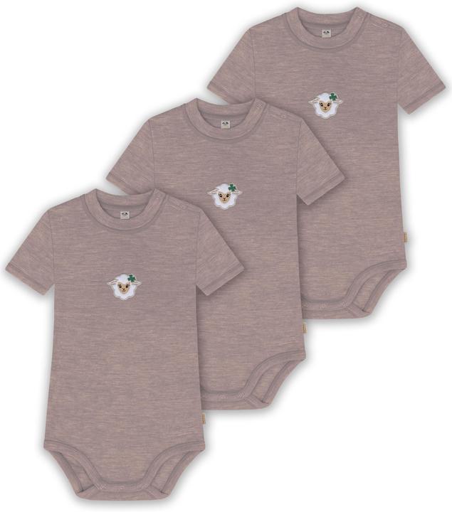 Normani 3er Set Baby Merino Kurzarmbody „Tihoi" - 9315