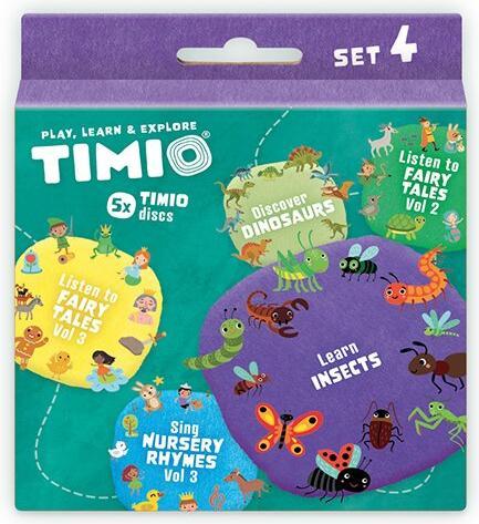 Produktbild Timio Audio Disc Set 4 (Französisch, Italienisch, Chinesisch, Englisch, Niederländisch, Spanisch, Portugiesisch, Deutsch)