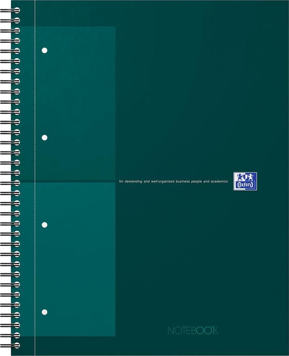 Oxford Notizbuch (A4, Quadretti, Copertina rigida)