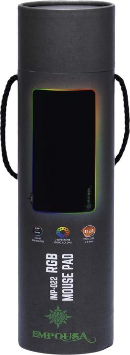 Image du produit Inca EMPOUSA RGB 7 LED MOUSEPAD (770x295x3mm) (XL)
