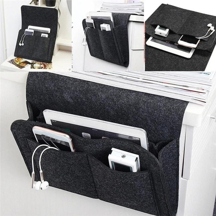 Immagine prodotto Alopini 1pc Feltro per il letto Borsa portaoggetti Borsa portaoggetti da appendere Organizzatore per il