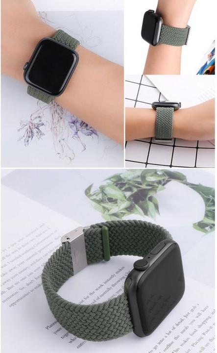 Produktbild Hurtel Strap Fabric Band for Watch Ultra / 9 / 8 / 7 / 6 / SE / 5 / 4 / 3 / 2 (49mm / 45mm / 44mm / 42mm) B (3, 4, Ultra)