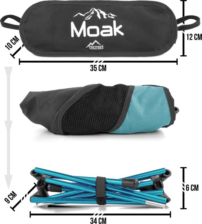 Immagine prodotto Normani Sedia da campeggio ultraleggera "Moak" - 8511