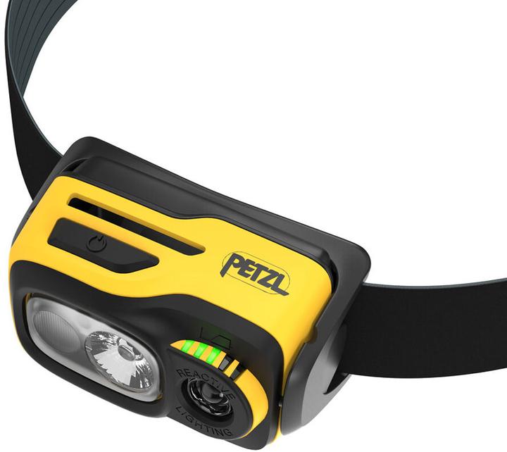Produktbild Petzl E810AB00 SWIFT RL Stirnlampe, schwarz/gelb (1100 lm)