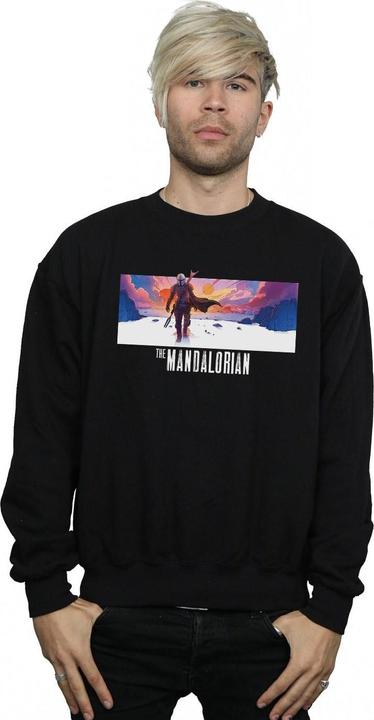 Immagine prodotto Star Wars The Mandalorian Landscape Felpa Uomo (L)