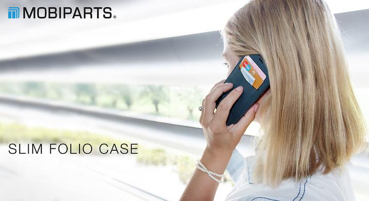 Produktbild Mobiparts Slim Folio Case Samsung Galaxy S5 Mini Black (Samsung Galaxy S5 Mini)