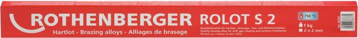 Actual product image Rothenberger ROLOT S2, similar to ISO 17672, 2x2x500mm, 1kg