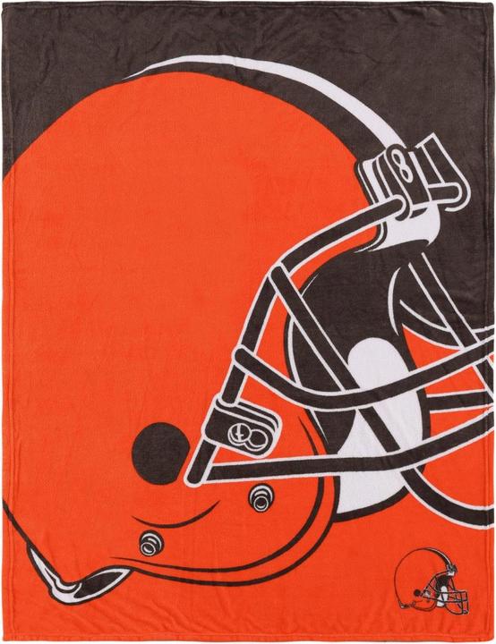 Produktbild Foco Cleveland Browns NFL Supreme Slumber Plüschdecke (150 x 130 cm)