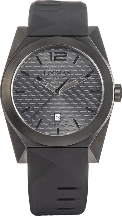 Produktbild Locman Italy Herrenuhr Stealth schwarz PVD Ref. 0810 (Analoguhr, 41 mm)