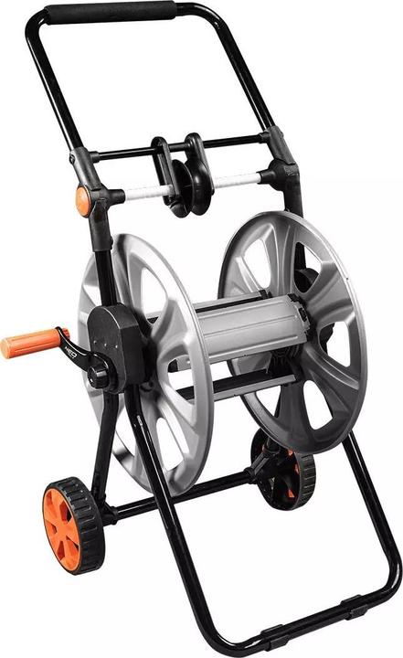 Produktbild Neo Gartenschlauchwagen, Metall, bis 60 m 1/2" Schlauch, mit Schlauchführung (60 m)
