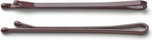 Immagine prodotto Trisa Fermagli per capelli lisci laccati 55mm marrone 250 pz. (250 pz.)