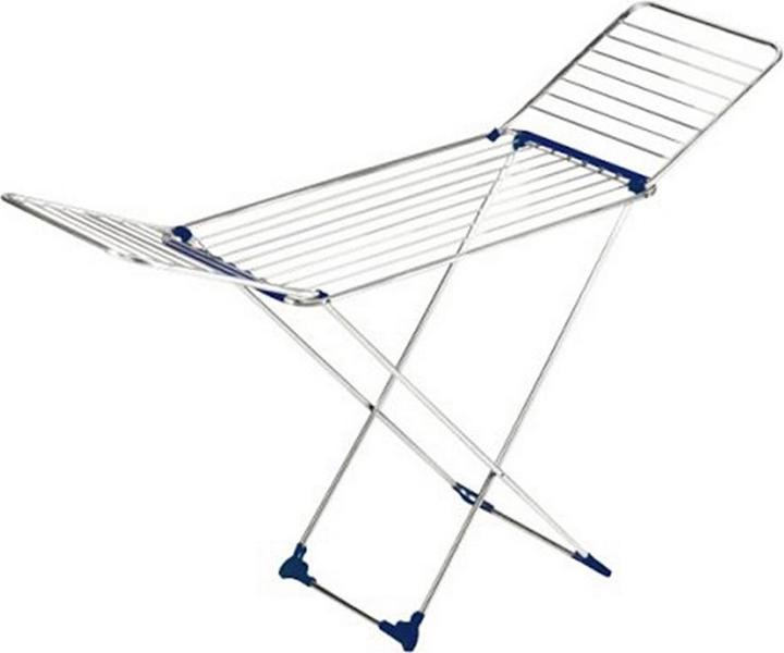 Gimi Tempo Aluminium Floor Clothesline 20 m Aluminium Clothesline, Black (20 m)
