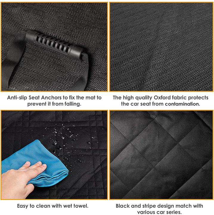 Actual product image Looxmeer Dogs Car Seat Cover (Black)