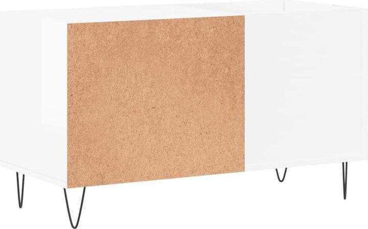 Produktbild VidaXL Plattenschrank Hochglanz-Weiss 85x38x48 cm Holzwerkstoff