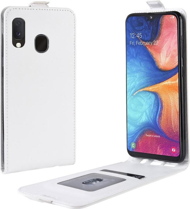 Produktbild Cover-Discount Leder Flip Case mit Fotofach vertikal (Samsung Galaxy A20e)