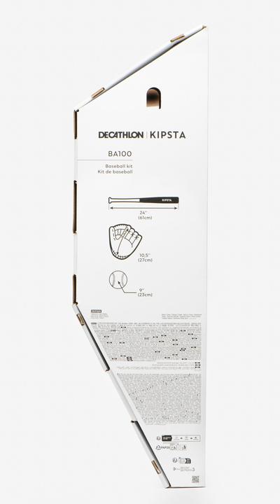 Immagine prodotto Kipsta Set da baseball per bambini - BA100G Lite (24.02")