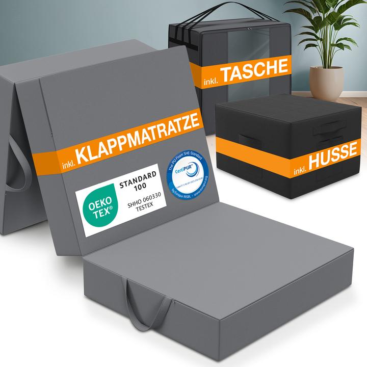 Actual product image Bestschlaf Folding mattress incl. cover & transport bag (90 x 200 cm, Foam core)