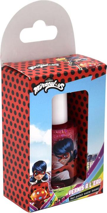 Actual product image Take Care Cartoon Miraculous Esmalte De Uñas Al Agua 9ml (Multicoloured, Colour paint)