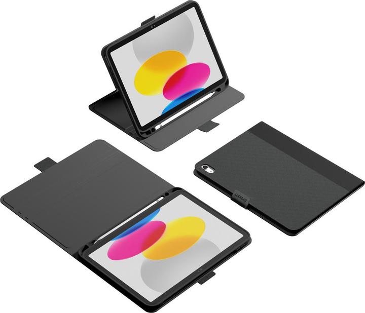 Actual product image Cygnett TekView Slim Case for iPad 10.9" (2022) 10th Gen. with Apple Pencil holder - Black (iPad 10.9 (2022))