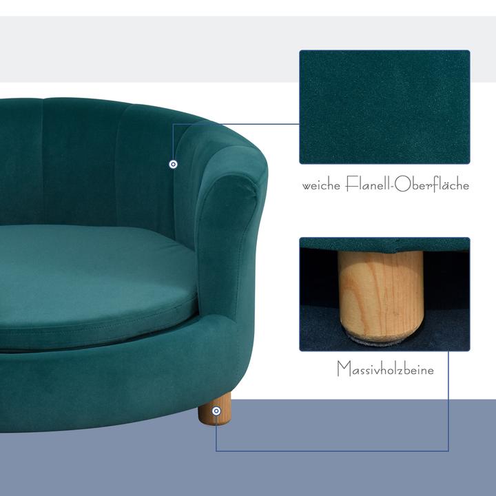 Actual product image PawHut Dog sofa with cuddly fabric cover (Dog)