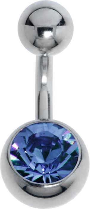 Bijouteria Bauchpiercing (Titan, Kristall)