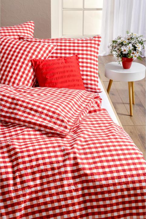 Immagine prodotto Night Fashion Controlla il rosso/bianco (Copripiumino, 200 x 210 cm)