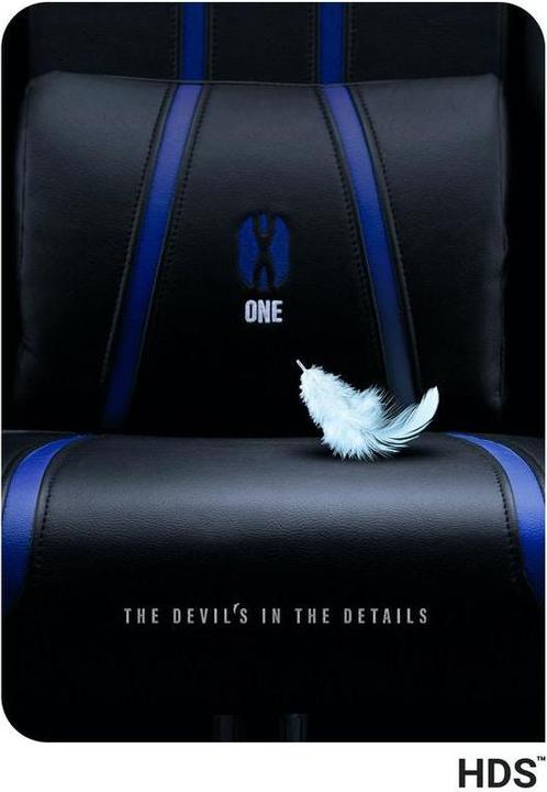 Immagine prodotto Diablo Sedia da gioco X-One 2.0 Gaming Chair Normal, nero-blu