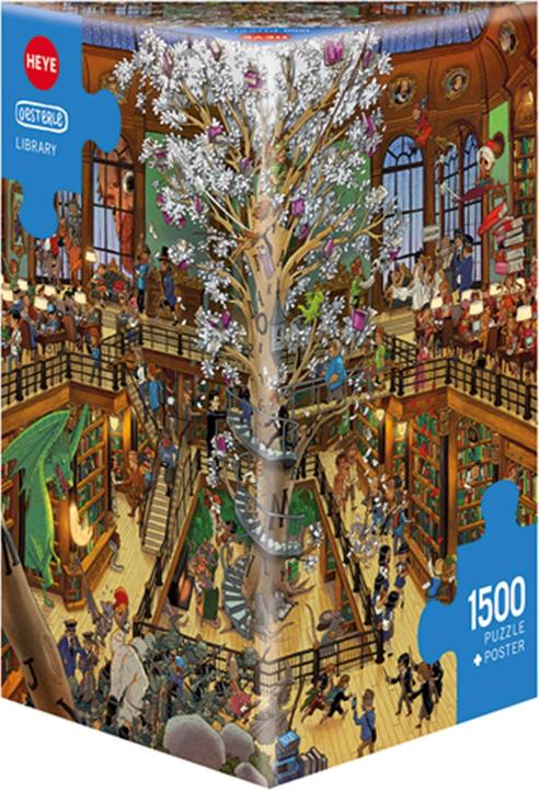 Actual product image Heye Library Triangular 1500 parts (1500 pieces)