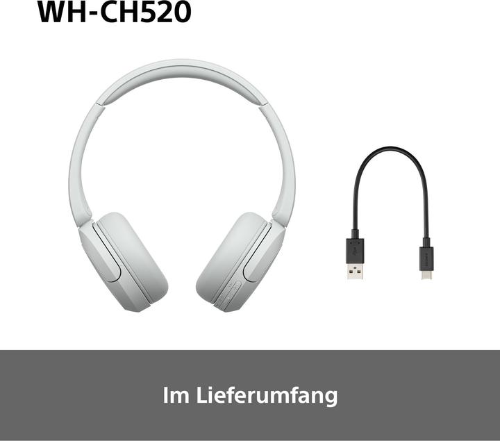 Produktbild Sony WH-CH520 (keine Geräuschunterdrückung, 50 h, Kabellos)