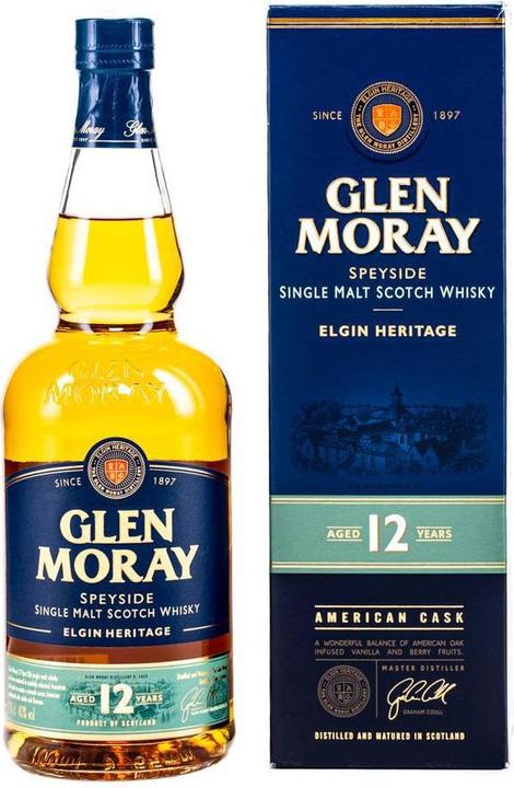 Actual product image Glen Moray 12 Years (Single Malt, Scotch whisky, 1 x 70 cl)