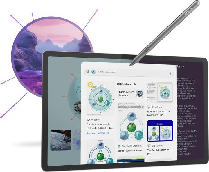 Actual product image Lenovo Idea Tab Pro (WLAN only, 12.70", 128 GB, Luna Grey)