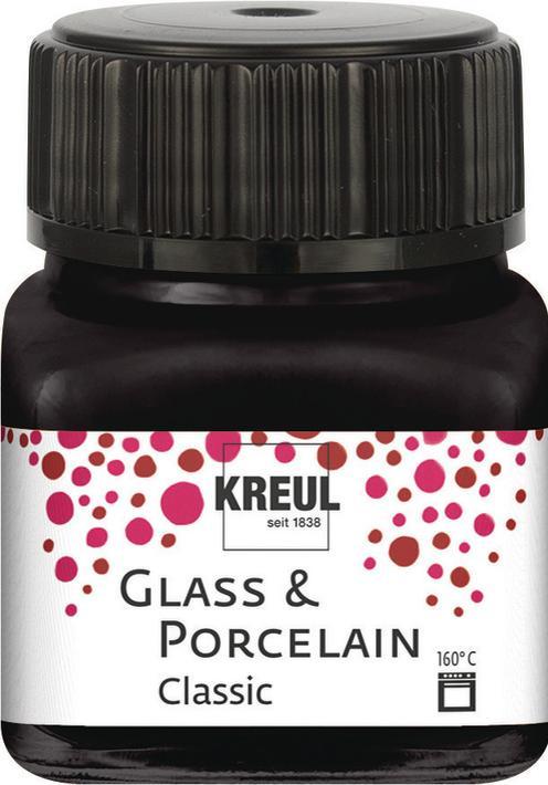 Immagine prodotto Kreul Vetro e Porcellana Classico, vernice per porcellana e vetro (Verde scuro, 20 ml)